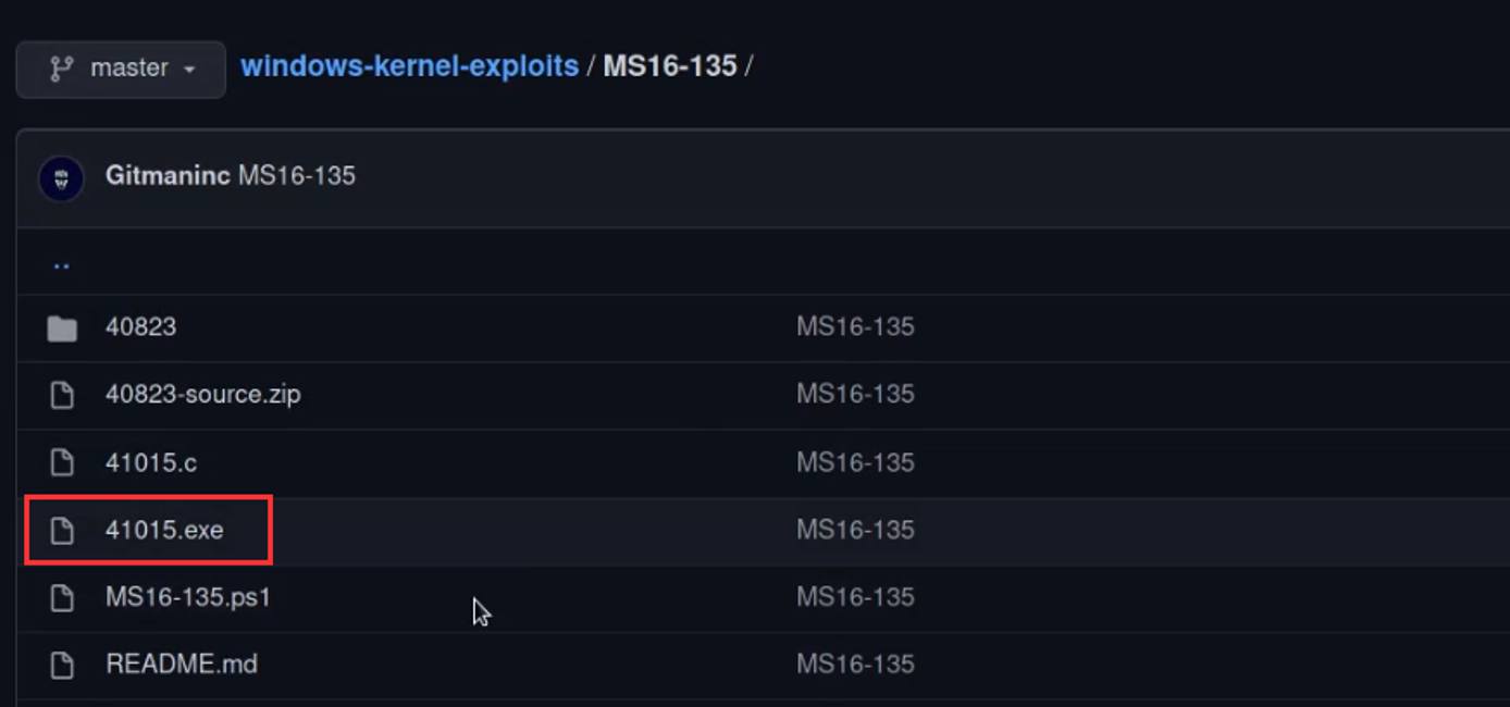 MS16-135 on GitHub MS16-135 on GitHub